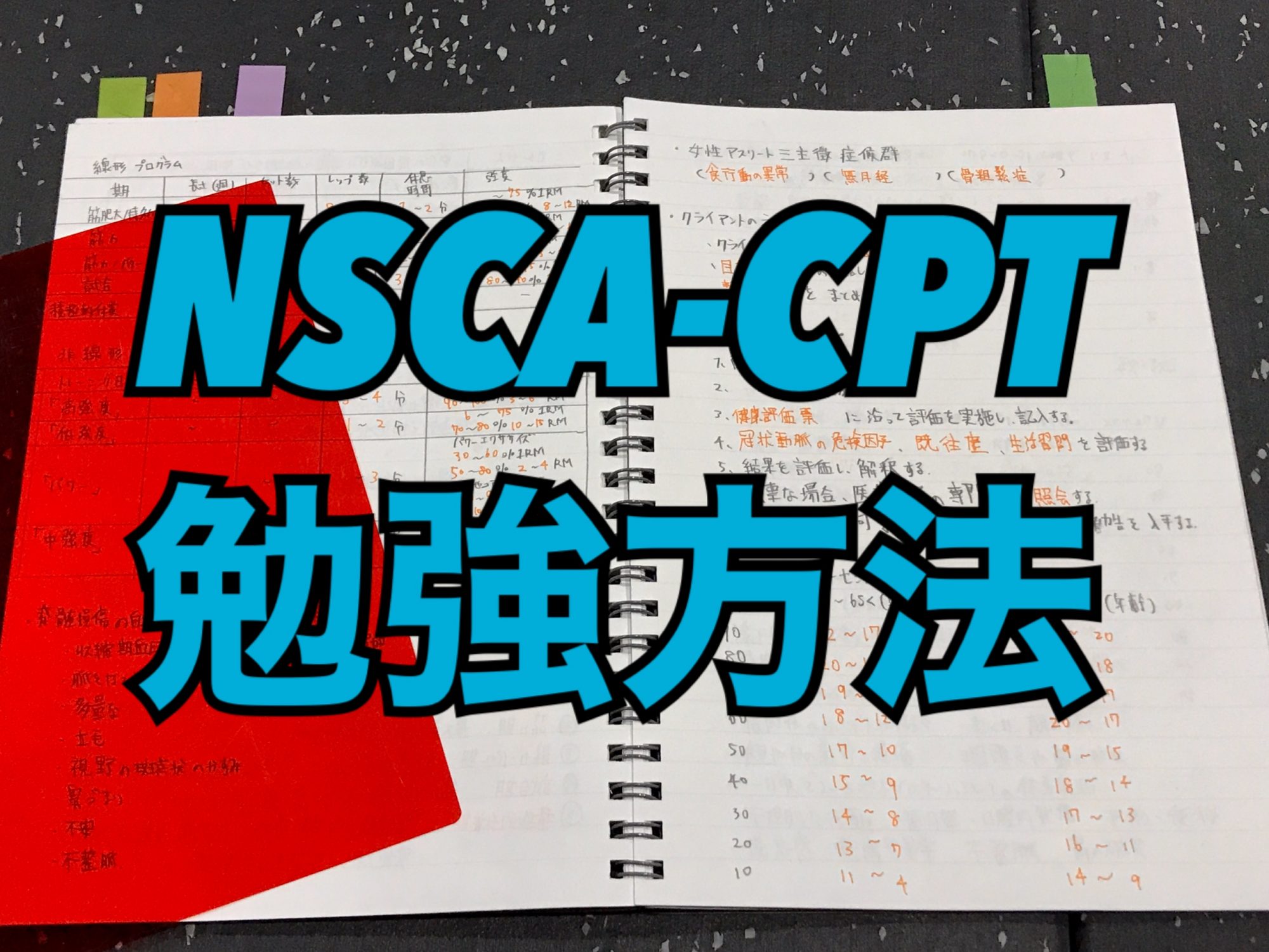 nsca cpt 教材 まとめ-